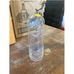 GLASS PENGUIN HOLDER FOR PEANUTS/CANDY