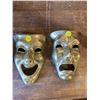 Image 1 : BRASS COMEDY AND TRAGEDY MASKS DECRATIVE