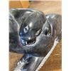 Image 5 : BLACK INUIT CARVING OF MOTHER SEAL AND PUP SIGNED BY ARTIST