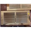 Image 2 : 1 PAIR NEW BRASS COLD AIR RETURN COVERS + BRASS DOOR KNOCKER