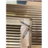 Image 5 : 1 PAIR NEW BRASS COLD AIR RETURN COVERS + BRASS DOOR KNOCKER