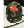 Image 1 : World War 2 US Style Helmet W/ Woodland Camo Helmet Cover