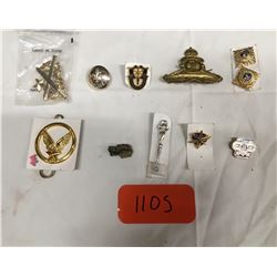 Military insignia and pins