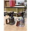 Image 1 : blow torches, 1 chrome 1 brass