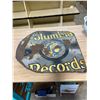Image 5 : PORCELAIN SIGN COLUMBIAN RECORDS APROX 24" WIDE