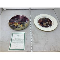 2 JOHN DEERE COLLECTABLE PLATES