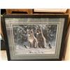 Image 1 : MOUNTIAN CATS FRAMED PICTURE 41" X 34"