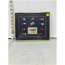 1991 SASKATCHEWAN JUNOIR HOCKEY CHAMPIONSHIP PINS