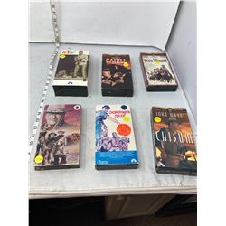 6 JOHN WAYNE VHS
