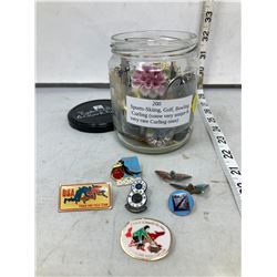 200 SPORTS SKIING, GOLFING, BOWLING, CURLING PINS