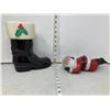 Image 3 : CERAMIC SANTA AND SANTA BOOT