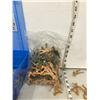 Image 3 : PLASTIC SOLDIERS + WARRIORS IN BLUE CONTAINER