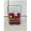 Image 1 : COCA-COLA SALT+PEPPER SHAKERS WITH HOLDER