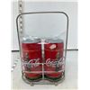 Image 4 : COCA-COLA SALT+PEPPER SHAKERS WITH HOLDER