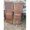 Image 1 : 2 VINTAGE FIR DOORS 21"X64"