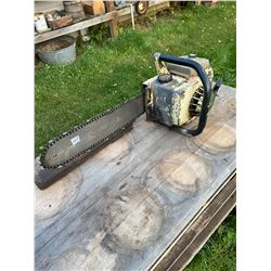 VINTAGE PIONEER CHAIN SAW #1440 16" BLADE GOOD COMPRESSION