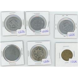 OTTAWA 1873 +1971  ANNUAL BC + CHUCKY CHEESE TOKEN + 3 DRINKING TOKEN