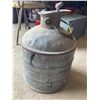 Image 1 : METAL JUG WITH SCREW TOP FUEL PAIL