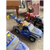 Image 6 : 3 LARGE TONKA TRUCKS + 2 SMALL TRUCKS TOYS