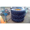Image 2 : THREE 14 X 24 CHAMPION GRADER TIRES & RIMS