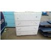 Image 2 : white and gold cupboard/dresser 3' 4'" X 6' 6"