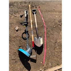 Whipper Snipper, Spade, Scraper