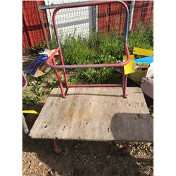 SHOP CART ON CASTERS