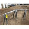 Image 1 : (2) WOODEN SAW HORSES