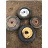 Image 1 : (4) TIRES (WHEEL BARREL)