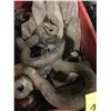 Image 1 : PALLET OF ELECTRICAL MOTOS + ROLLER CHAIN + MISCELLANEOUS SHOP PIECE