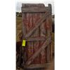 Image 1 : RED HOMESTEADER DOOR 32"x75"