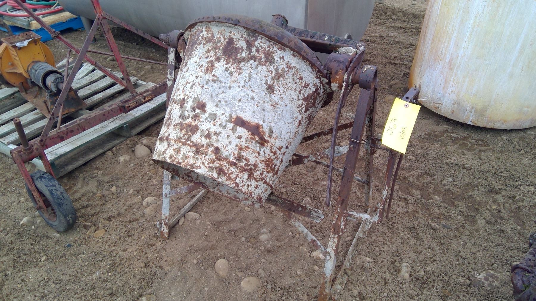 CEMENT MIXER MONARCH (NO MOTOR) Schmalz Auctions