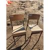 Image 1 : 2 WOODEN CHAIRS
