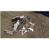 3 antique door sets with hatch, 1 R.V. hatch, hinges