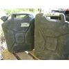 Image 1 : 2 ARMY FUEL CANS