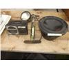 Image 1 : Large Alpine Speaker, Pioneer Speaker, Old Head Lamp, Car Hand Pump