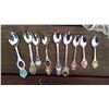Image 5 : LOT OF GLASSWARE AND DECORATIVE SPOONS