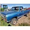 Image 1 : 1990 Dodge 1500 pickup, blue, out of province needs love