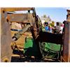 Image 1 : JOHN DEERE FRONT END LOADER C/W BUCKET AND GRAPPLER HAC BEEN IN FIRE 8'