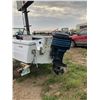 Image 4 : 16' FIBER GLASS BOAT MOTOR + TRAILER MOTOR RUNS BUT NEEDS WORK TOWS WELL