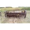 Image 1 : VINTAGE SEAL DRILL 10' TANDEM DUAL WHEELED HAY OR LOG WAGON 28X10"