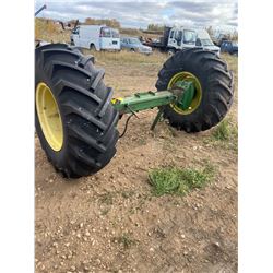 2x 18.4-26 Tire + Rims on Axle