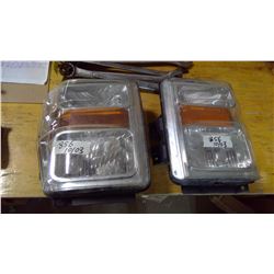 2 FORD F350 HEAD LIGHTS 2010