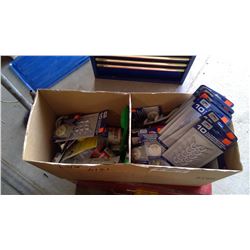 LARGE LOT OF NEW HOOKS, KITCHENWARE, ECT.