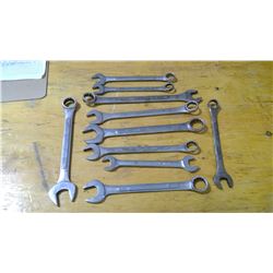 LOT OF WRENCHES, METRIC AND STANDARD