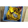 Image 2 : LOT OF EXTENSION CORDS AND TROUBLE LIGHT