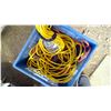 Image 3 : LOT OF EXTENSION CORDS AND TROUBLE LIGHT