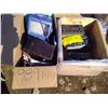 Image 1 : 2 BOXES CAR STAREOS, PORTABLE TV, SPEAKER