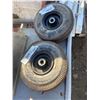 Image 1 : 2 SHOP CART WHEELS 4, 10 /3, 50
