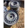 Image 1 : 4 STEEL RIMS 17" 5 BOLT